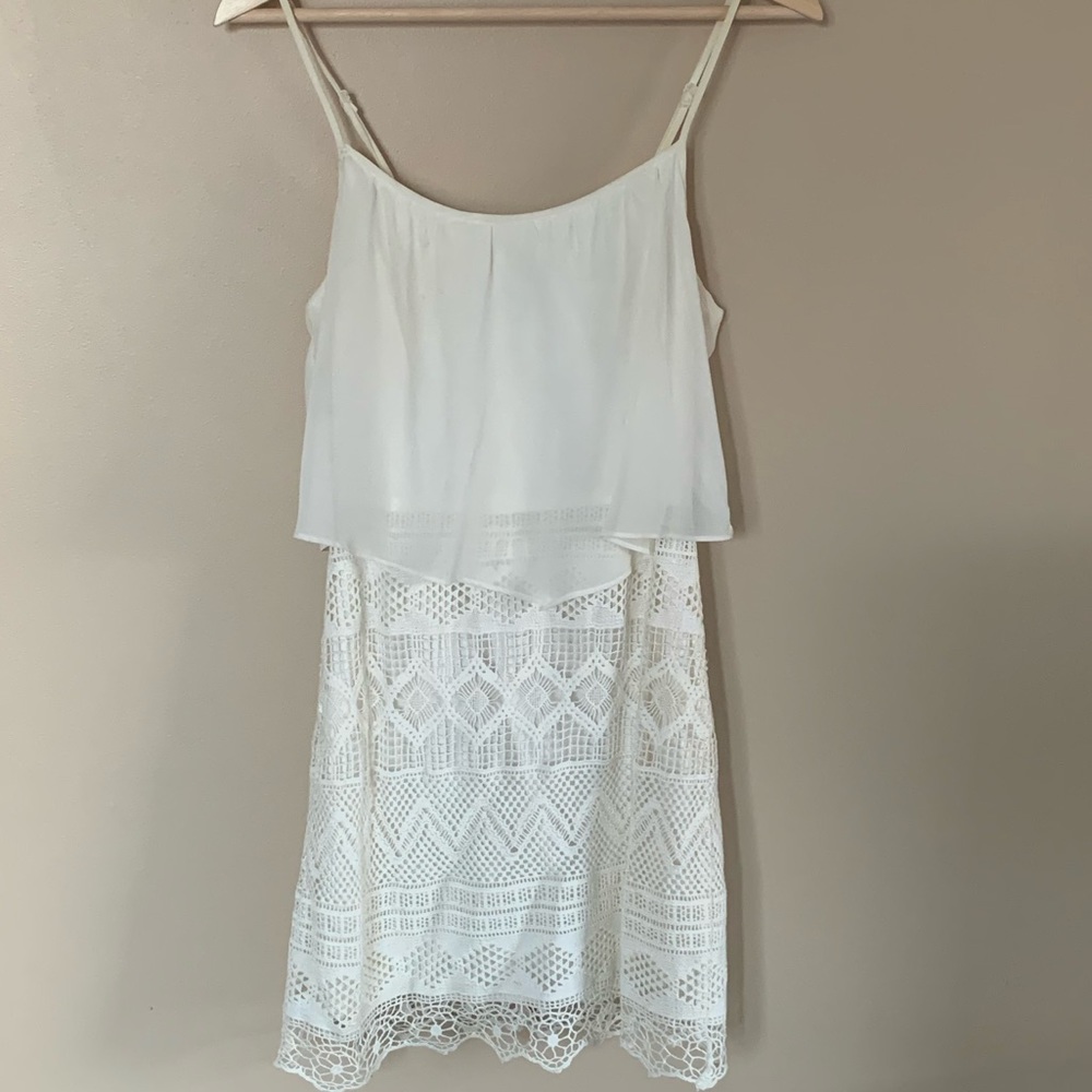 White dress.